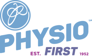 Physio first physiotherapy society logo